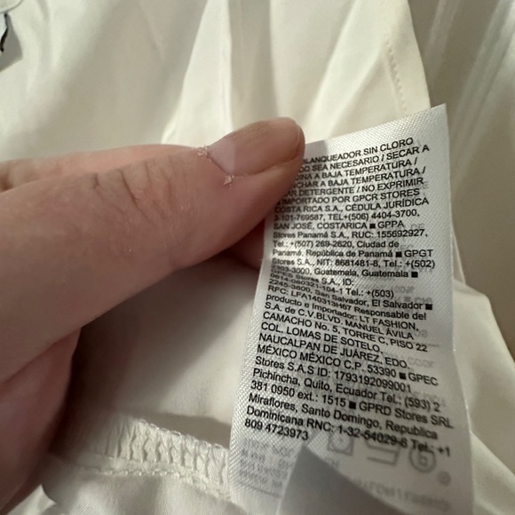 White Flowy V-Neck Tank Top – Size 4X – Never Worn - Picture 4 of 6